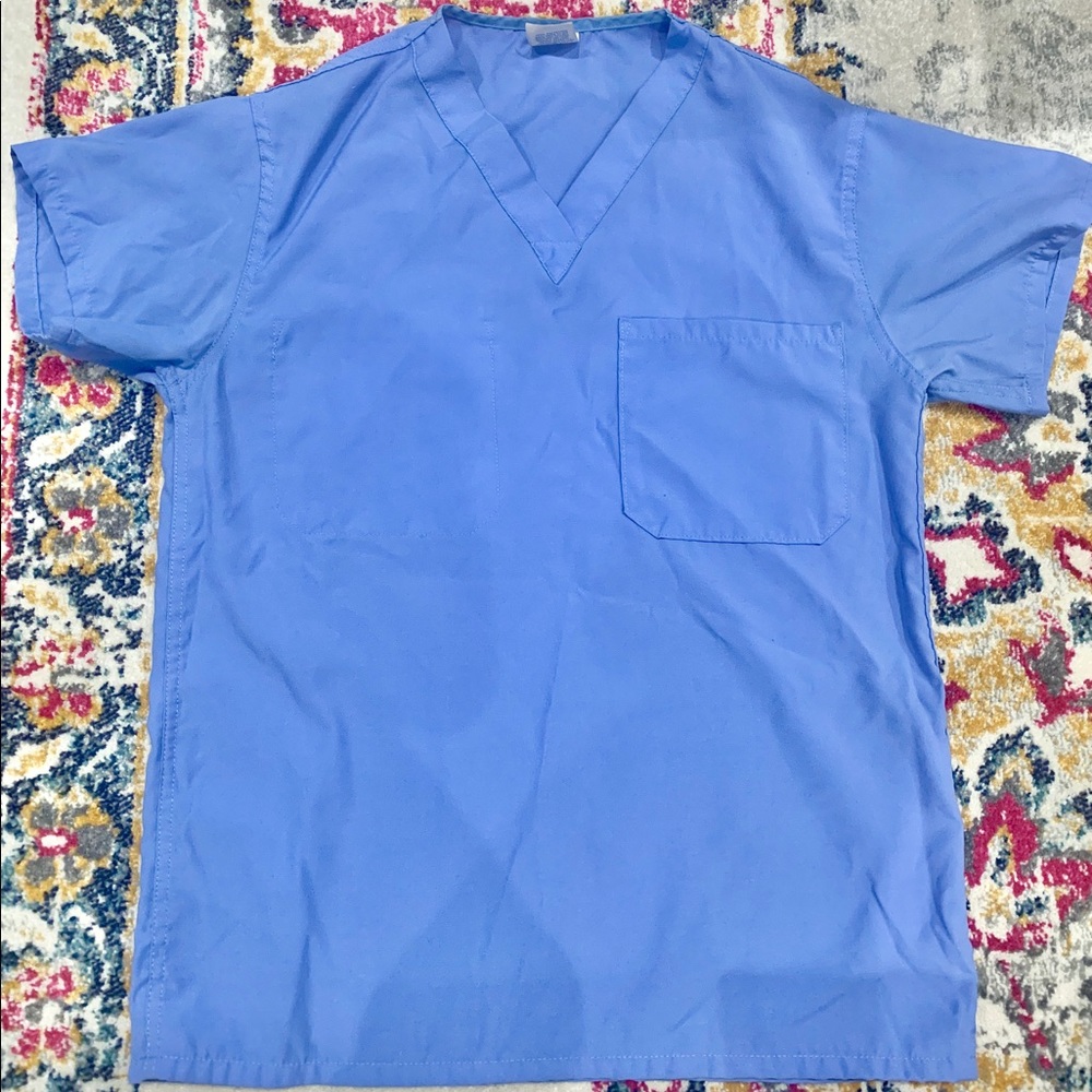 Medline Ceil Blue Scrub Top